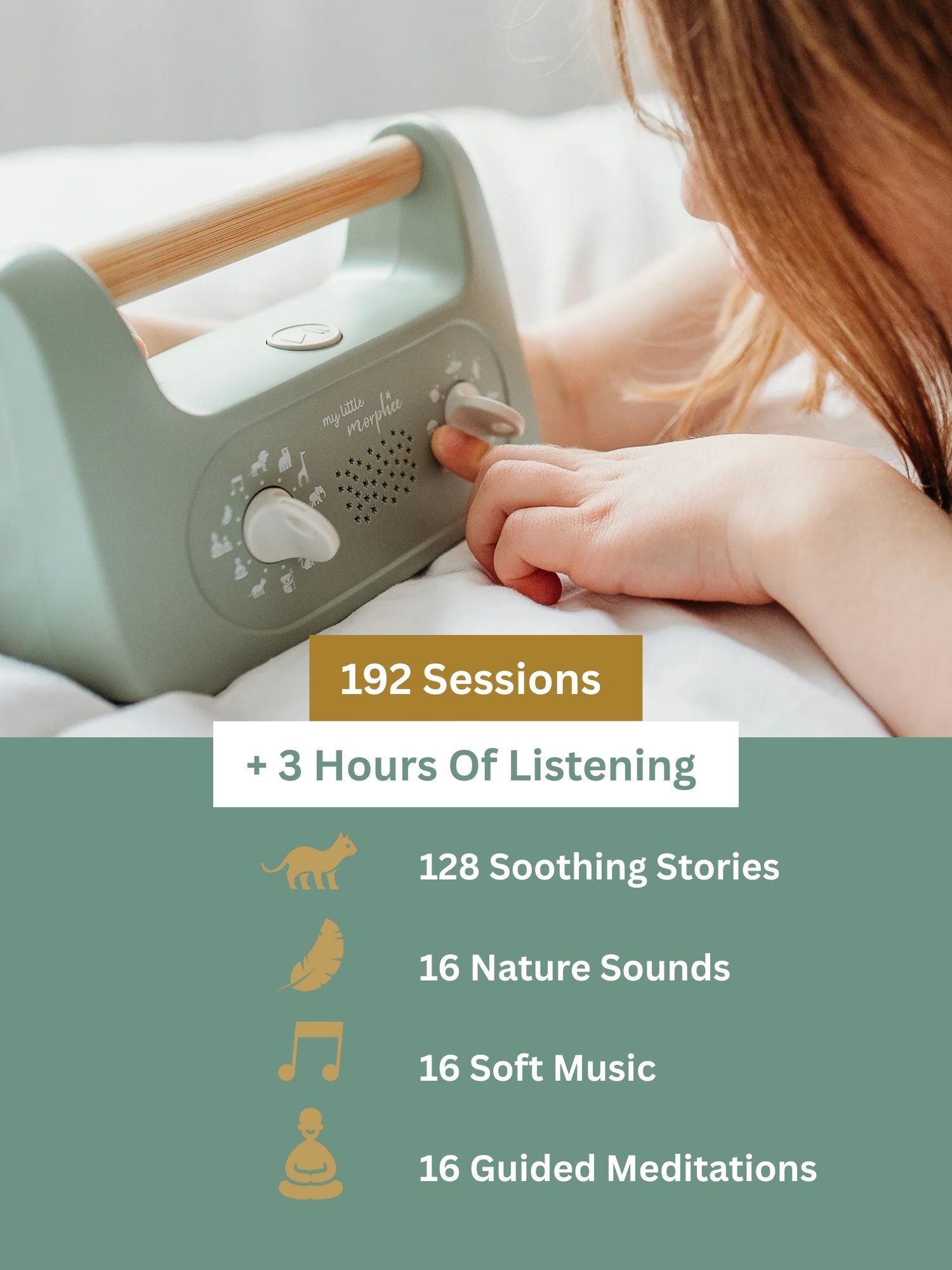 How can a screen-free device help your family's bedtime routine?