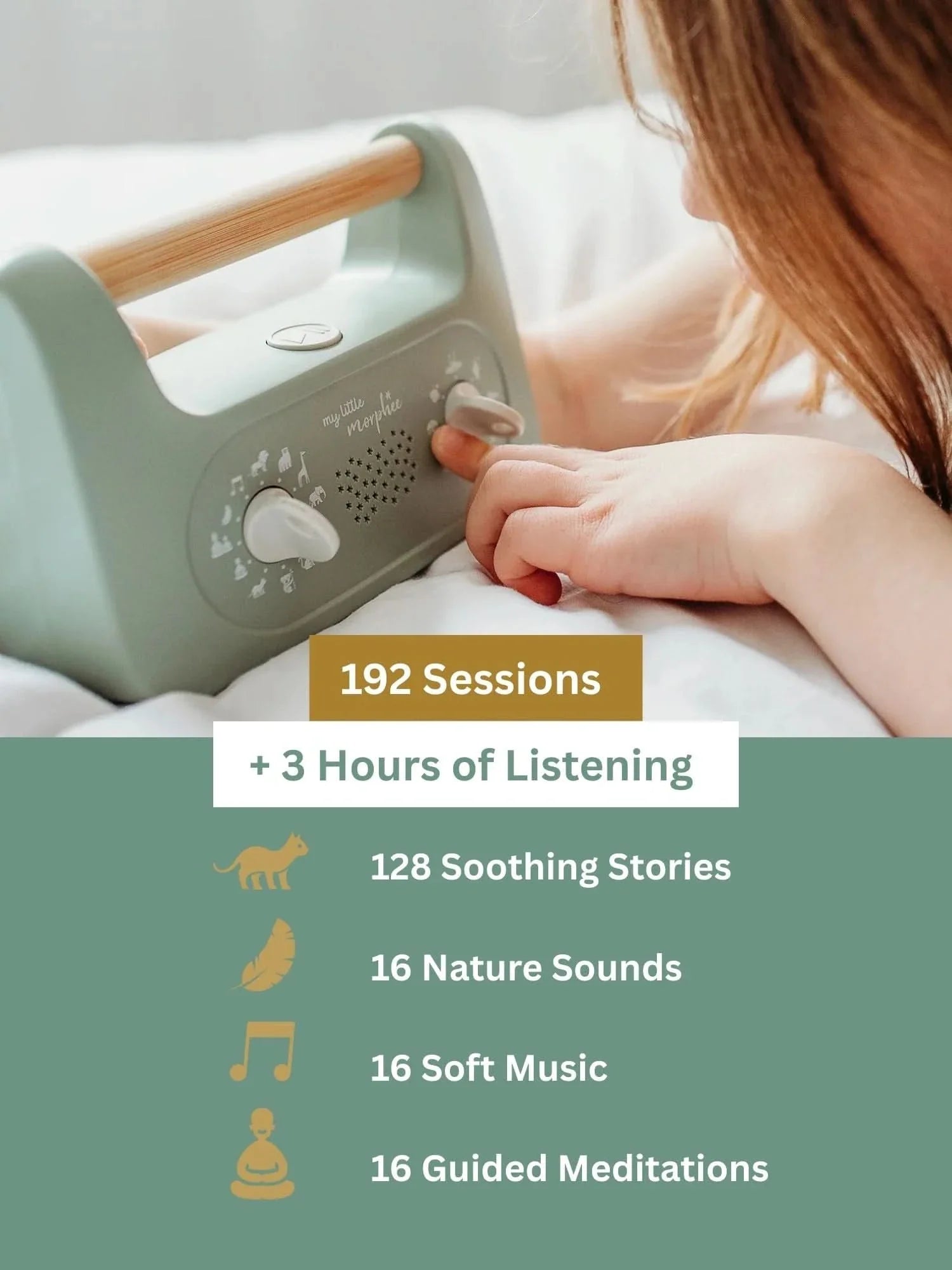 Pack a calm kit to help your child settle and sleep soundly