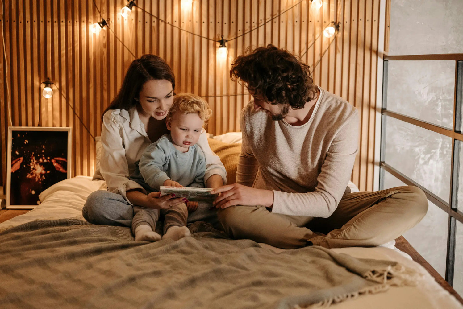 Consistent screen-free cues soothe the whole family before bedtime